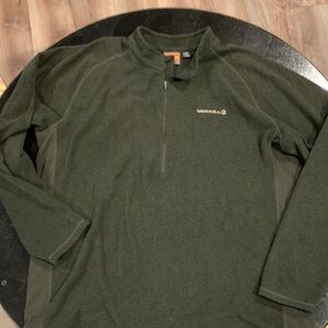 Merrell Olive Green Half-Zip Pullover